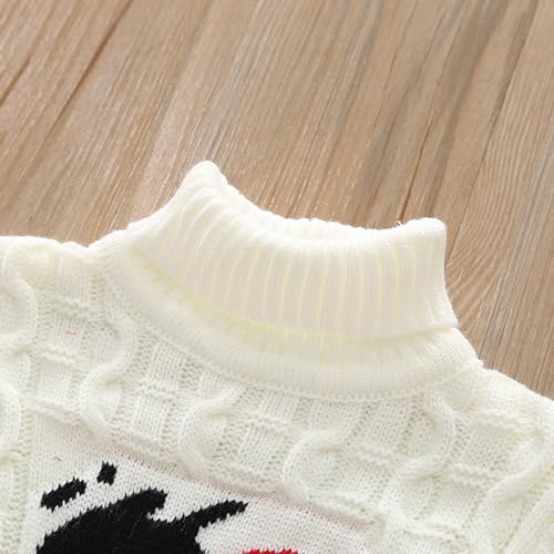 Boys Girls Turtleneck Sweaters Soft Warm Children's Sweater4