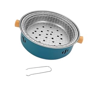 PNAJFUEL Tischfeuer mit Grill für Garten