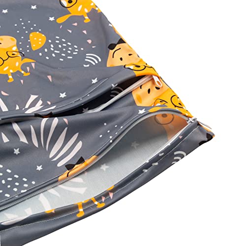 image for ALVABABY 2pcs Cloth Diaper Wet Dry Bags Waterproof Reusable with Two Z