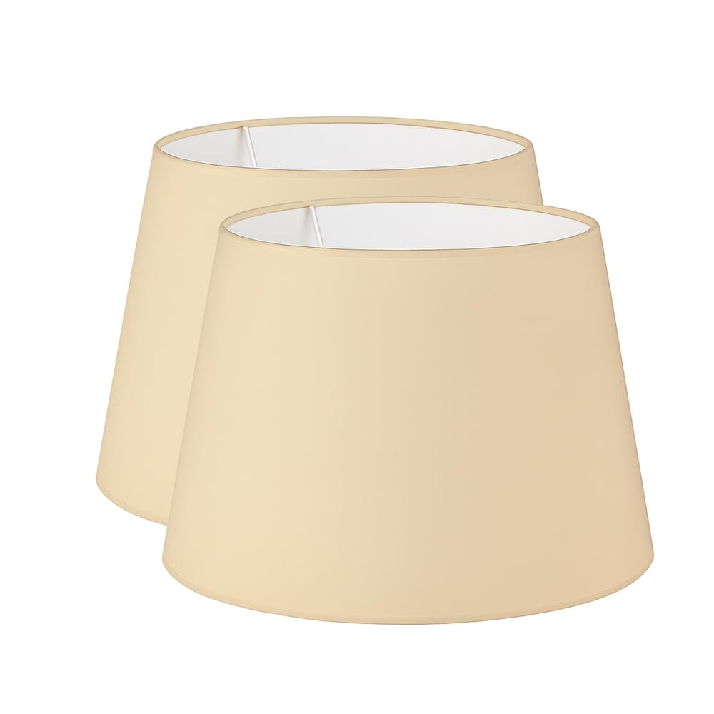 Paralume a forma di tronco di cono o cono in tessuto per bottiglie, lampade da terra o da tavolo. Marca Stappa e illumina (25 x2, Tortora)