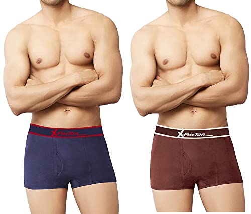 Image of UPSTAIRS X-Factor Strech Solid Men's Trunk for Men & Boys|Men's Underwear Trunk (Pack of 2)
