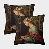 ★ Matériau polyester: les taies d'oreiller décoratives utilisent des taies d'oreiller en polyester de haute qualité qui sont respirantes et durables, plus résistantes aux plis que les autres matériaux. Le tissu en polyester a également de bonnes propriétés antibactériennes et antipoussière.