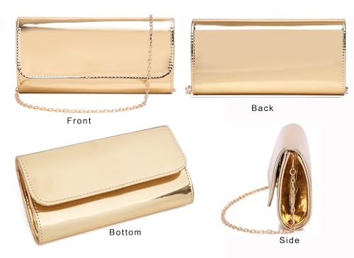 Image of Women Patent Leather Wallets Fashion Clutch Purses Evening Bag Many colors Handbag
