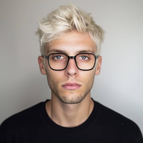 Image of LONDON MOLE Hollywood thin lightweight reading glasses | Sleek square frame | Contemporary minimal style | Men and women
