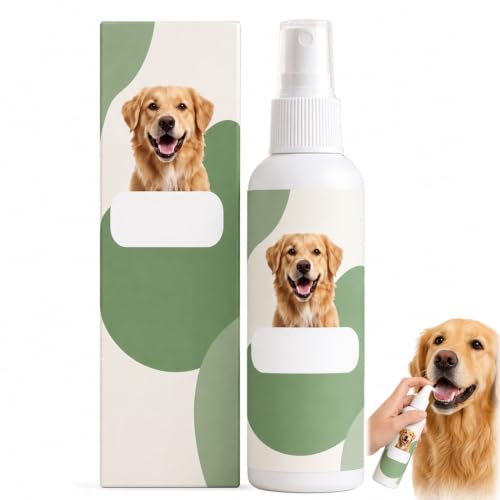 SERQIA Dentalspray für Hunde - 200ml Zahnspray für Hunde gegen Zahnstein - Zahnpflege ohne Bürsten - Frischer Atem & gesunde Zähne
