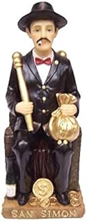 10" San Simon Saint St Statue Decor Figure Image Guatemala Santo