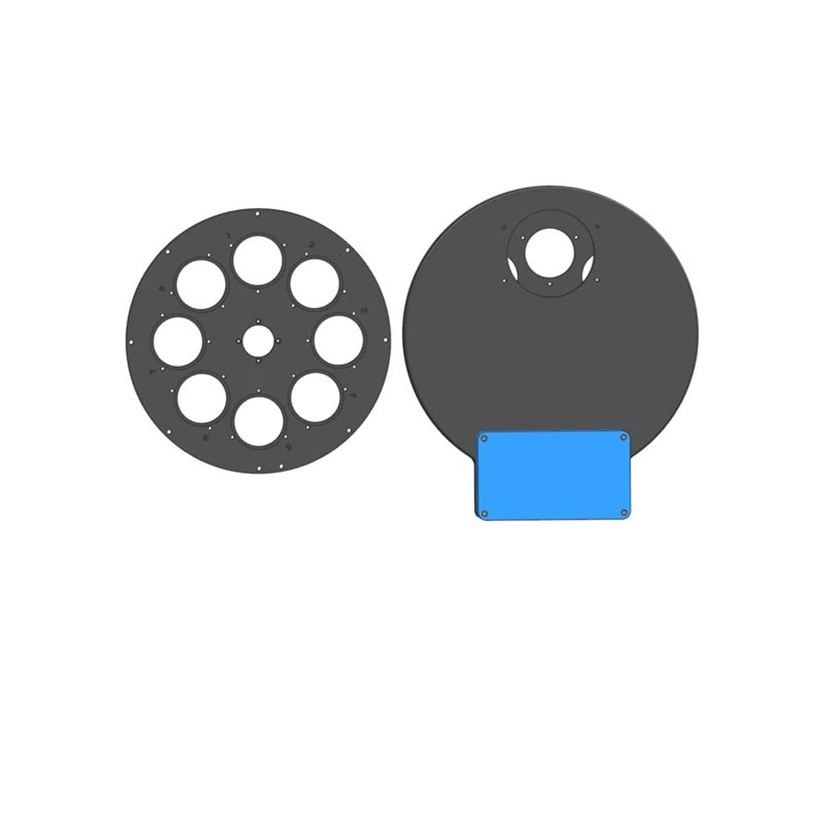 Microscope Electric Filter Wheel for Astronomical Telescope Deepspace Photography 8x1.25