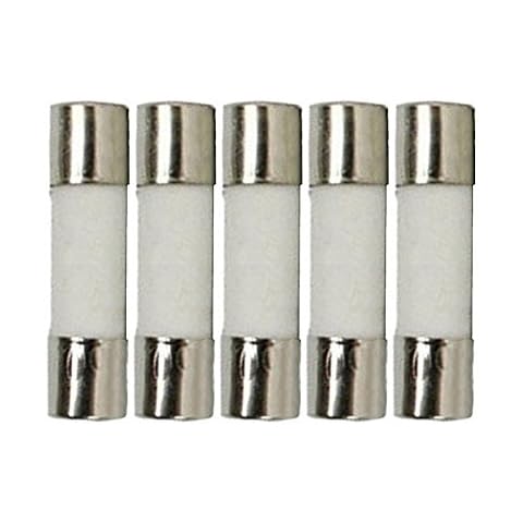 5 Qty. Divine Lighting 5X20mm 315mA Fast-Blow Fuse 250v 315mA; 217; Ceramic 5x20mm 315mA Fast-Blow Fuse Cover
