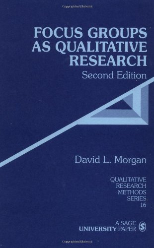 Image of Focus Groups as Qualitative Research (Qualitative Research Methods) by David L. Morgan (19-Feb-1997) Paperback
