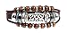 Stylish Swirl Bead Leather Zen Bracelet, 5.5 to 8" Adjustable Cuff Bracelet for Women, Teens and Girls in Gift Box