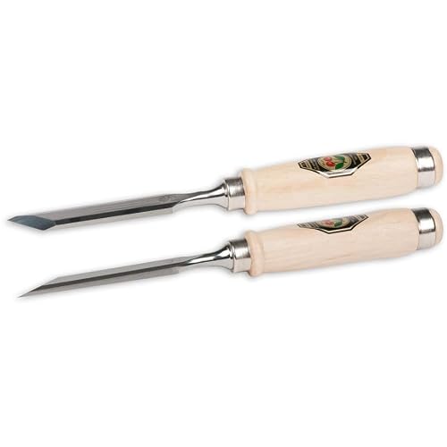Two Cherries Pair of 20mm Two Cherries Skew Bevel Wood Chisels