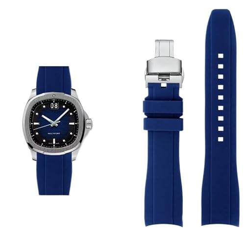 [�C�F�W���W] Mido Multifort TV M049.526 M049�p�p�ȃV���R���I�����W�E�H�b�`�X�g���b�v�A���^���o�b�N���t���\�t�g�����p�E�H�b�`�o���h(Blue silver Folding)