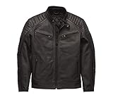 harley davidson lederjacke miss enthusiast vorgewölbte Ärmel für angenehmen Tragekomfort