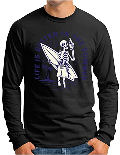 T-shirt surfing manches longues homme : le look plage de S à 4XL