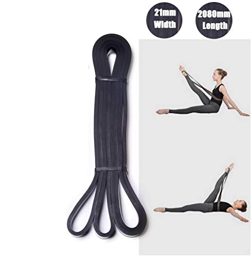 DoGeek Resistance Bands, Black Exercise Bands Gym Dance Stretch Bands Ballet Ribbon for Training Women Men Gymnastics Yoga Pilates Bands - Stretching Improve your Strength,Splits,Flexibility (Black)