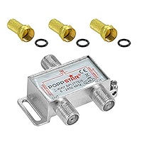 Poppstar Partore SAT TV 2 Usce Con Connettori F | FindTheDeal - Foto 6