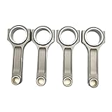 VANWON 4 Pieces Rifle Drilled I-Beam Forged Connecting Rods Compatible with Mercedes Benz M102 M111 149mm 22mm One Set (Color : Without Bolts)