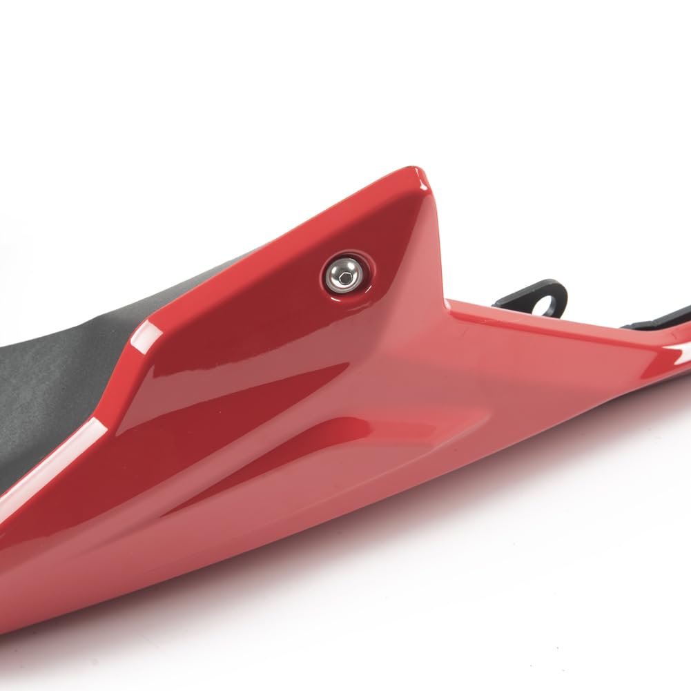 Motorrad Bellypan Belly Pan Kompatibel mit F900R F900XR 2020 2021 2022 2023 2024 F 900 R XR Unterer Motorspoiler Verkleidung Cowling Cover Body Kit (Rot)