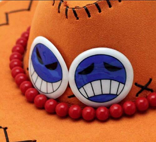 GK-O D Ace Cowboy Hat Costume Hats White Weard Pirates Regiment Ace Cosplay Fashion