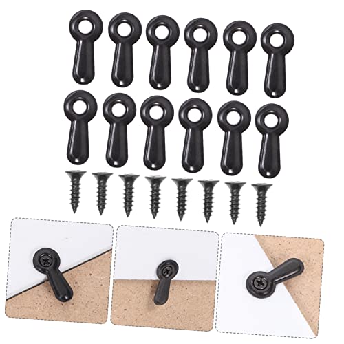 Image of 100pcs Picture Frame Back Clips Easy to Install Frame Hardware for Photos Art and Posters Backing Plate Buckles for Picture Framing and Hanging