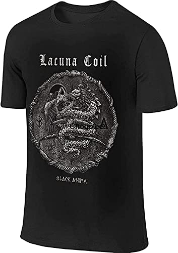 Photo de Lacuna Coil Anima Men's T-Shirt Graphic Printed Black Tee L