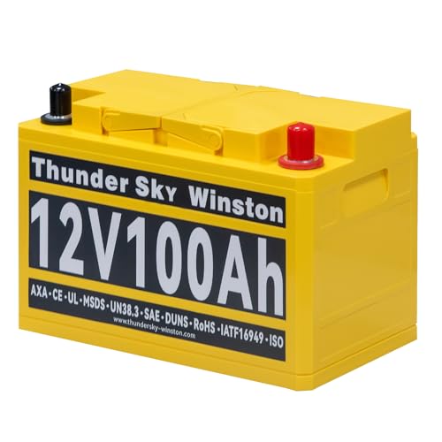 Winston Battery : 12V Dual-Purpose Lithium-Ion Battery | 100Ah Deep-Cycle and 1000A Starter battery...