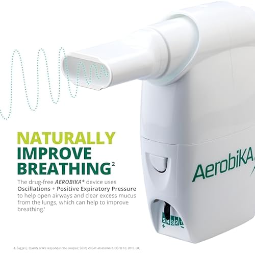 Aerobika OPEP Natural Phlegm and Mucus Clearance Device - Lung Exercise Therapy Unblocks and Expands Airways Helping to Improve Breathing and Reduce Cough - Image 3