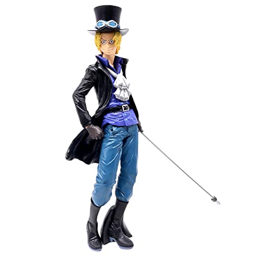LGQHCE One Piece Figure Anime Jouet Statue One Piece Figurines Collection Jouet Modèle Sabo Ornements Cartoon Doll Sabo Décorations de Gâteaux Action Figure pour Enfant Cadeau