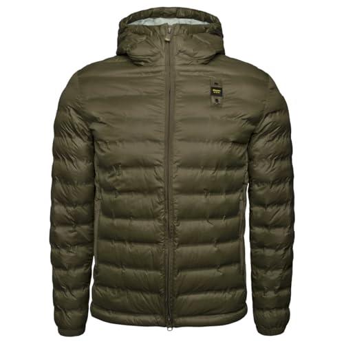 Blauer Chaqueta acolchada Charles para hombre, verde oscuro, XXL