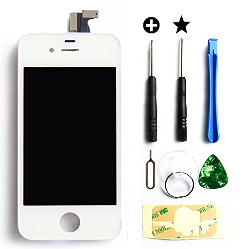 LCD Screen Display Assembly Replacement Repair Part for Apple iPhone 4S White Color