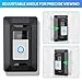 Solar Charger for Ring Doorbell, 2-in-1 with Mount Stand, Micro-USB & Type-C Charging Ports, Compatible with Ring Battery Doorbell (2024 Release) & Ring Video Doorbell (2nd Gen - 2020 Release)