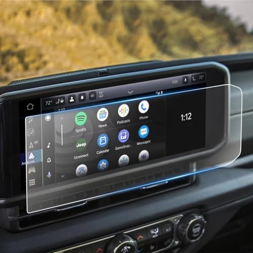 Écran de navigation protégé des rayures : verre trempé Jeep Gladiator 2024