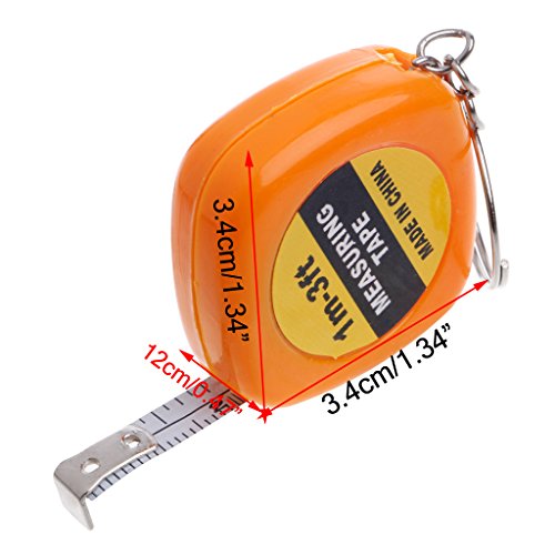 Regla retráctil portátil 1 m xianshi miniatura 5