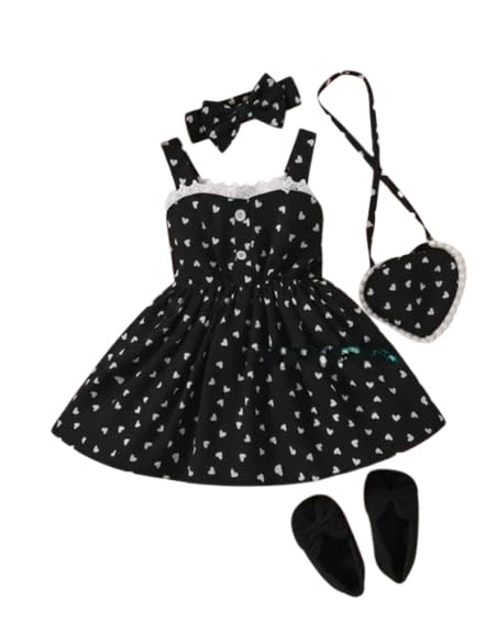 Girls Trendy Party Dress with Soft Fabric and Flared Design for Special Occasion-image-25