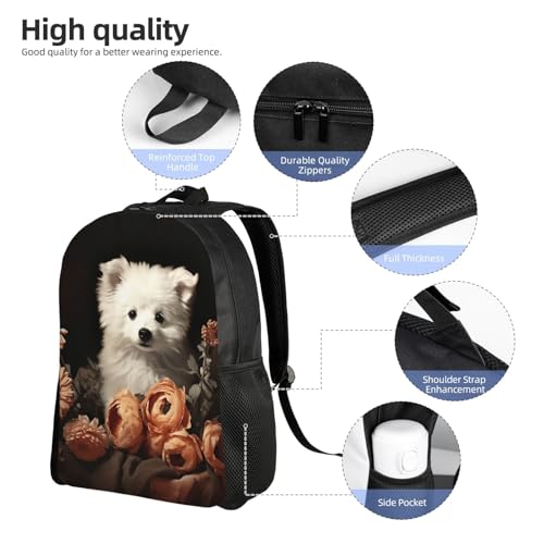 Mochila impermeable para senderismo con diseño de flor miniatura 5