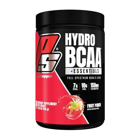 ProSupps HydroBCAA BCAA/EAA Full Spectrum Matrix, 7g BCAAs, 3g EAAs, 0g Sugar, 0g Carbs, (30 Servings, Fruit Punch Flavor) Cover