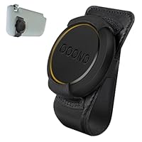 DESELL Ooono 2 Halterung Auto Sonnenblende Halterung Kompatibel mit Ooono Co-Driver No2, Halter für ooono2 Warner Auto Leder Schwarz,robust und langlebig