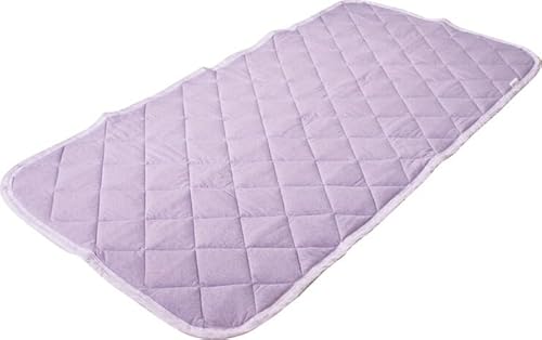 百歳(きゃくさい)敷パッド シングル 100×200cm ラベンダーカラー 1枚|百歳 健康 寝具 天然由来 テンセル繊維 [4365]