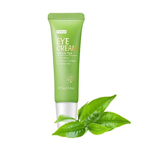 Grospe Green Tea Eye Cream Diminish Dark Circles,Puffiness,Fine Lines,And Wrinkles Deep Nourishing Eye Skin,Lifting Anti-Aging Eye Cream,Daily Moisturizing Eye Care 15G cover