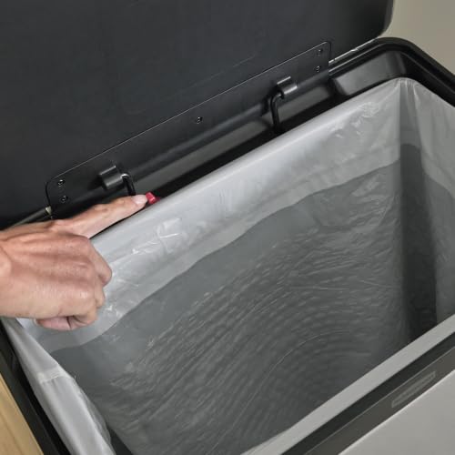 Image of Rubbermaid Elite Stainless Steel Step-On Trash Can, 12 Gallon