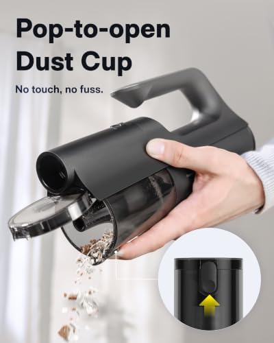 HOTO BlowVac™ Handheld Vacuum Cordless, Car Vacuum Cleaner with 23000Pa High Power, 3 Suction Modes, Electric Compressed Air Duster Blower for Car Interior, Desk, Boat, Home, Outdoor — view 6