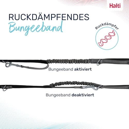 Halti Anatomie Multifunktionsleine | Größe L, Grau