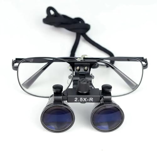 2.5X 3.5X Binocular Dental Loupe Surgery Surgical Magnifier Medical Operation Loupe (3.5X-R)