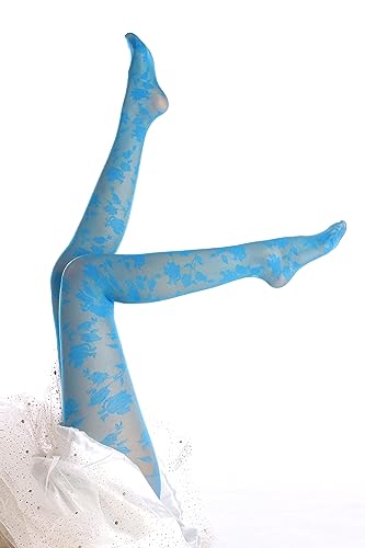 Image of Sahabowi Women Tights, Female Sheer High Waist Pantyhose, Vintage Control Top Stockings