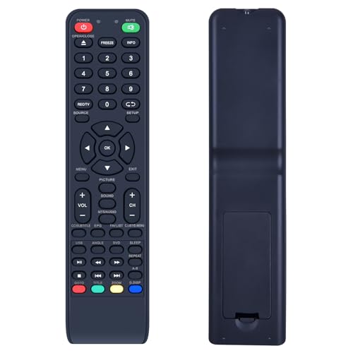 Image of Replacement Remote Control for Desobry TV DVD Player Combo TV191B-01