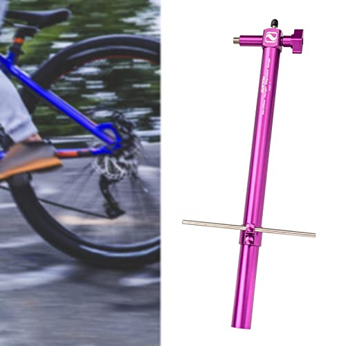 Fancyes Bike Derailleur Hanger Alignment Gauge, Adjusting Tool, Bike Calibration Tool, Alignment Tool for Bike Building, Pink