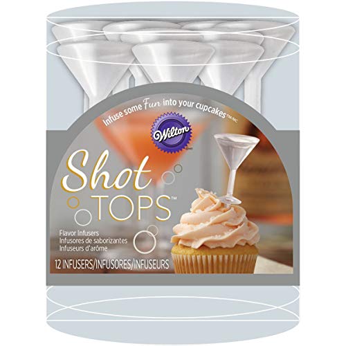 Wilton 12 Count Shot Top Martini Infusers, Multicolor