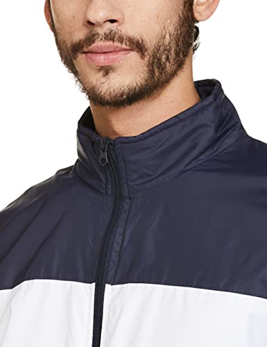 Image of Dennis Lingo Polyester Regular Fit Full Sleeves Men's Color Block Shell Jacket with 2 Pockets - Lightweight Casual Winterwear for Men