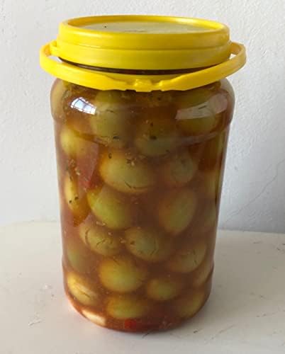 Green Chupadedos Olives Seasoned and Crushed 1 kg