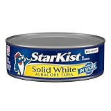 StarKist Solid White Albacore Tuna in Water, Mild Flavor Canned Tuna, Wild Caught, Gluten Free, High Protein & Quick Meal Pantry Staples, 5 Ounce Can